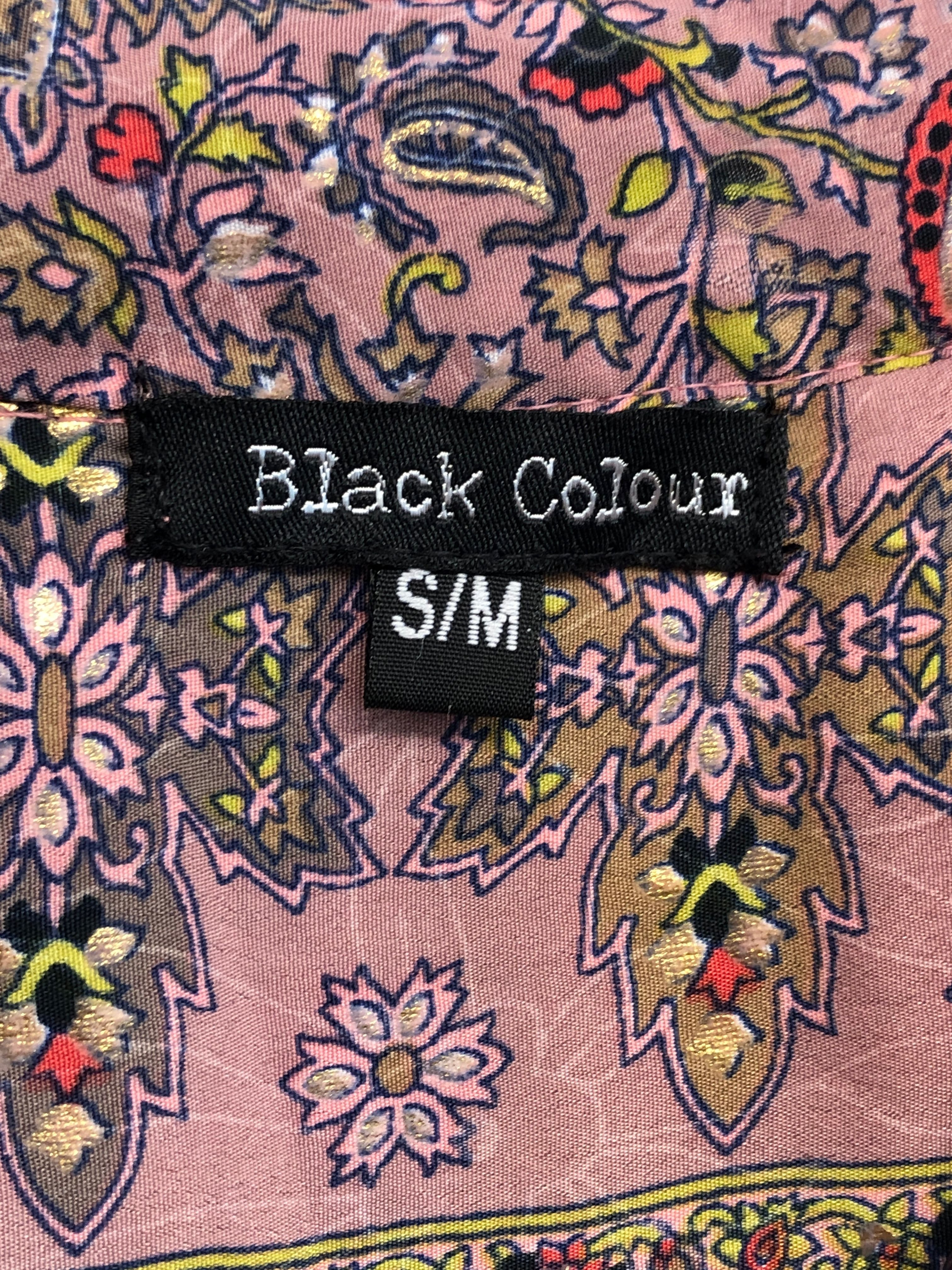 Black Colour Kjole